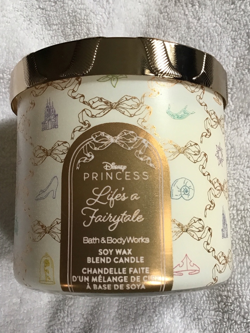 Bath & Body Works/Disney Princess 3 wick candle Life’s A Fairytale